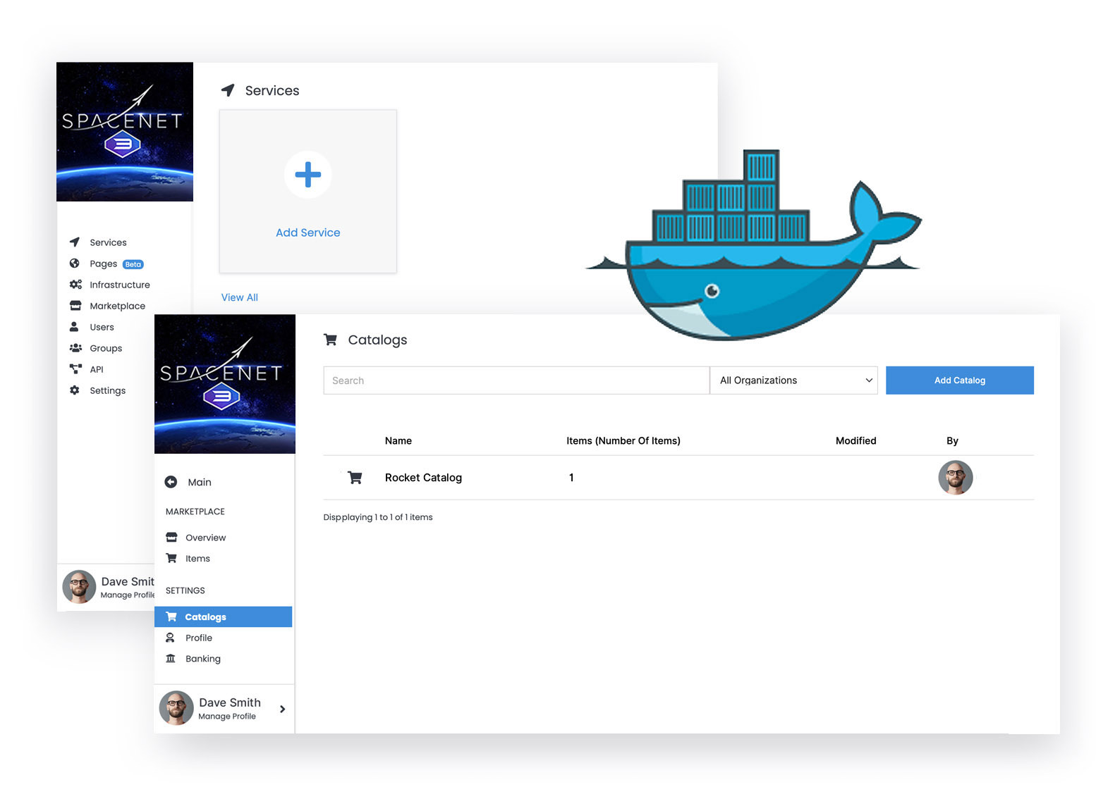 Composite of Catalog and SpaceMade